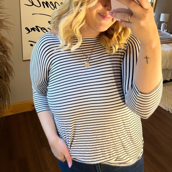 Tops - Piko Striped Top